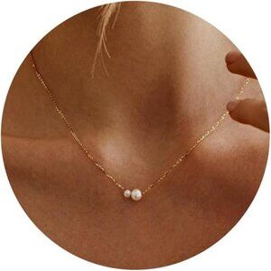 14K Gold Plated Classic Necklace – Timeless Brass Chain, Hypoallergenic Jewelry